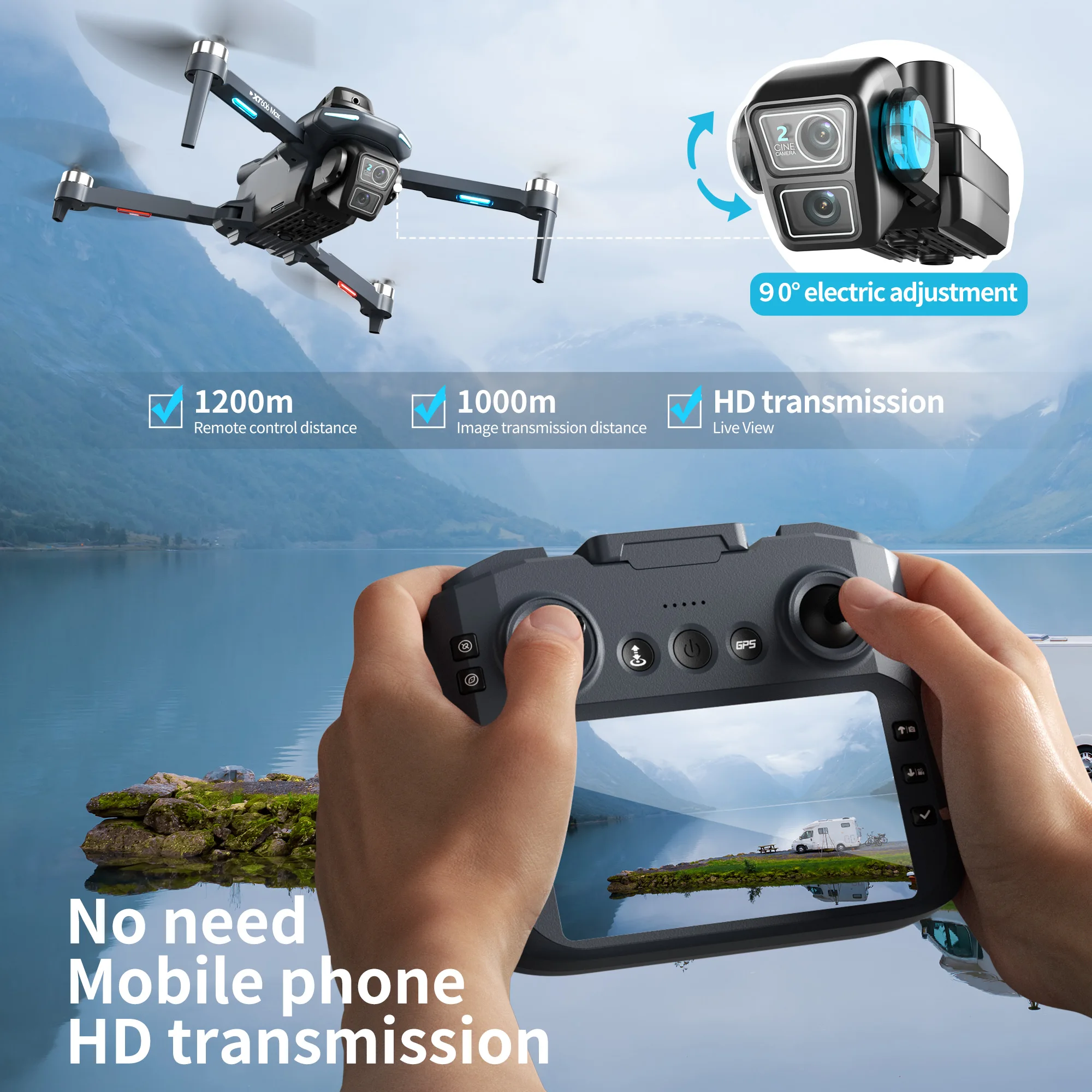 Lenovo XT606 Drone Professiona - Drone Photogrammetry のレビューと価格
