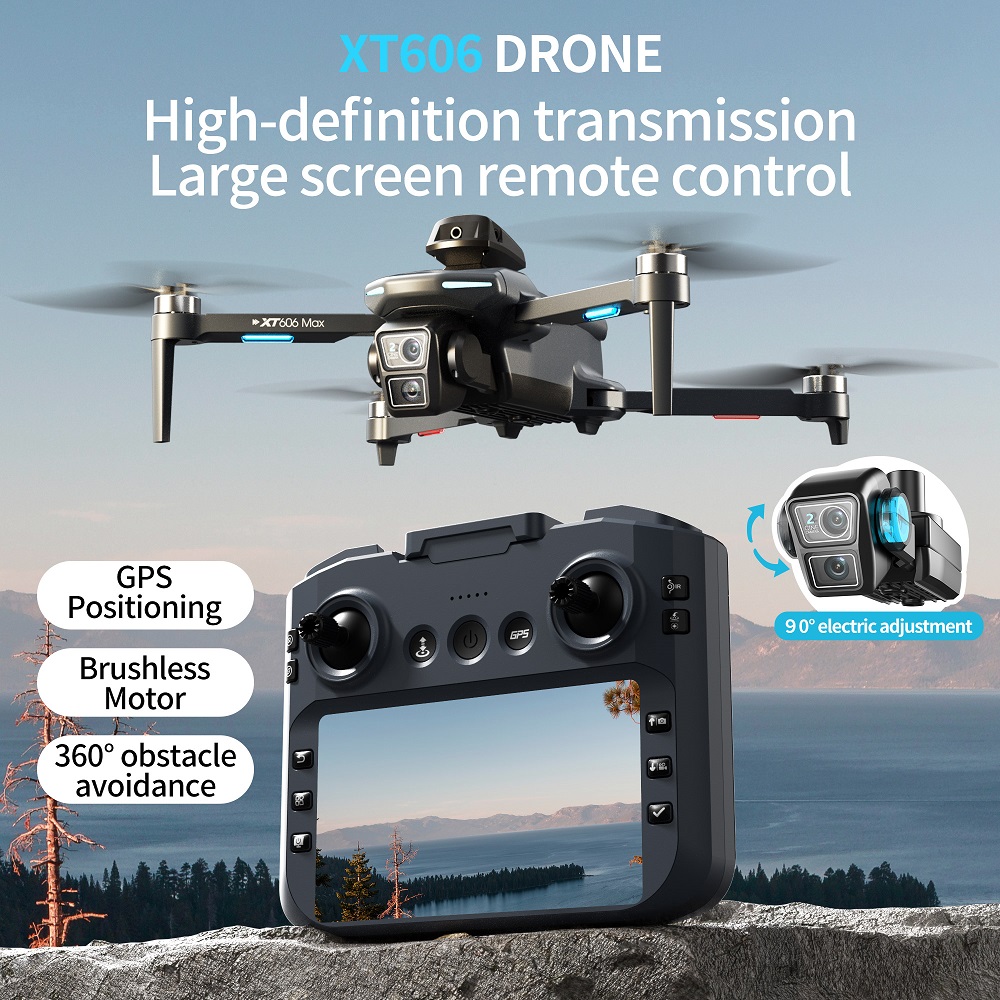 XT606 MAX 3 battery Drone 4k 8 - Drone Thermal Imaging のレビューと価格