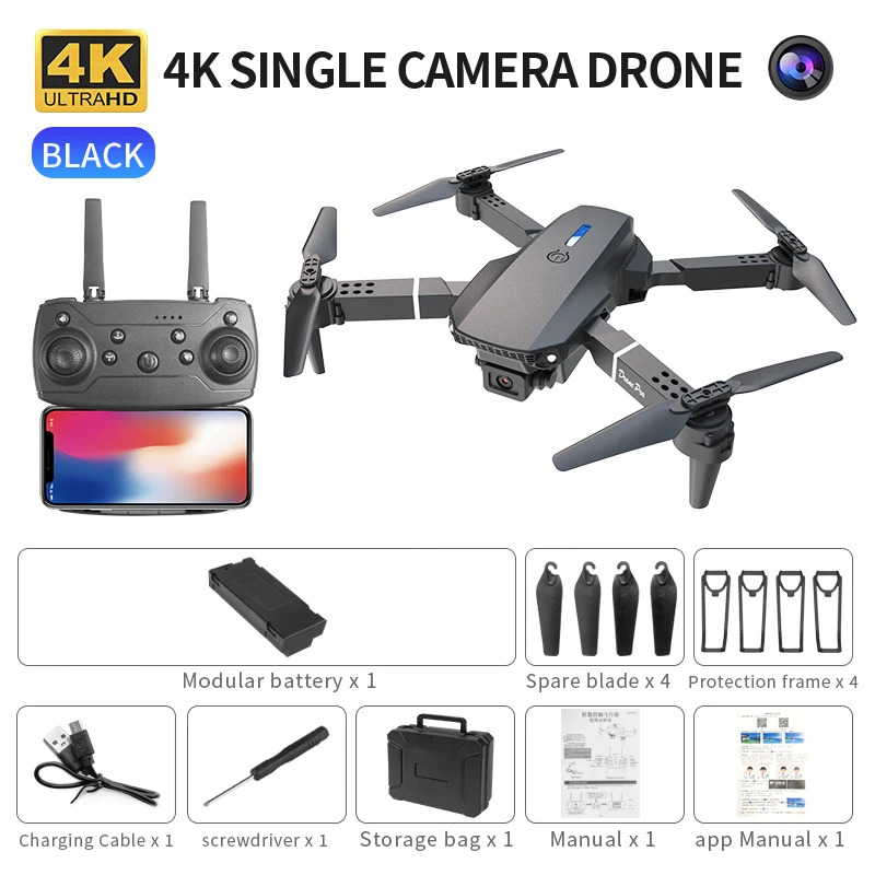 E88 ProIntelligent Folding Dro - Drone Aerial Photography のレビューと価格