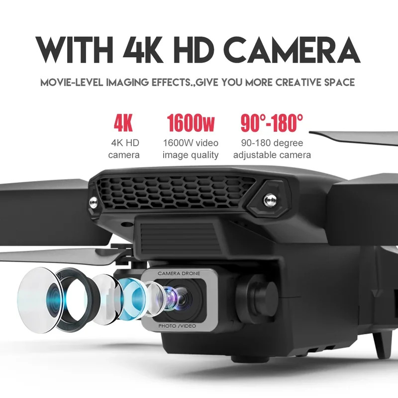 E88 ProIntelligent Folding Dro - Drone Aerial Photography のレビューと価格