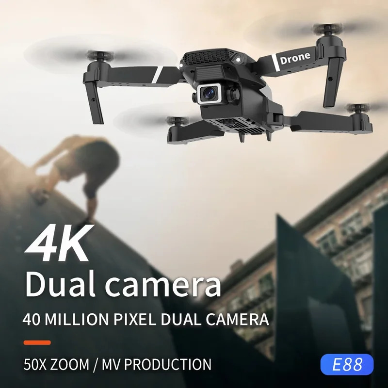 E88 ProIntelligent Folding Dro - Drone Aerial Photography のレビューと価格